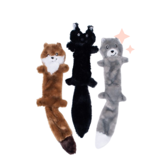 ZippyPaws - 3-Pack (Wezel, Wolf en Stinkdier)