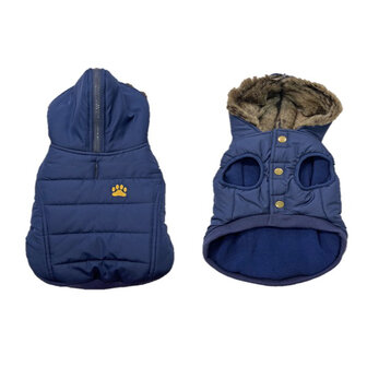 Hondenjas Puffer blauw